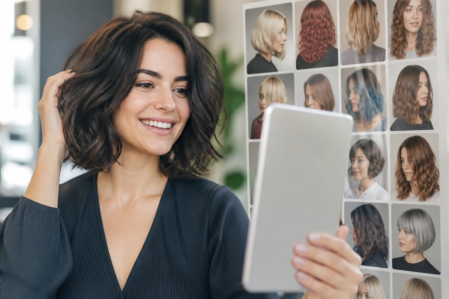 Veja como você fica com 50+ cortes e cores de cabelo