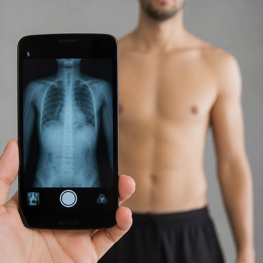 Veja dentro do corpo com câmera do seu celular agora